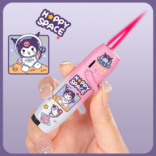 Мультяшная ветрозащитная клубника, розовая высококачественная милая зажигалка, популярно в интернете