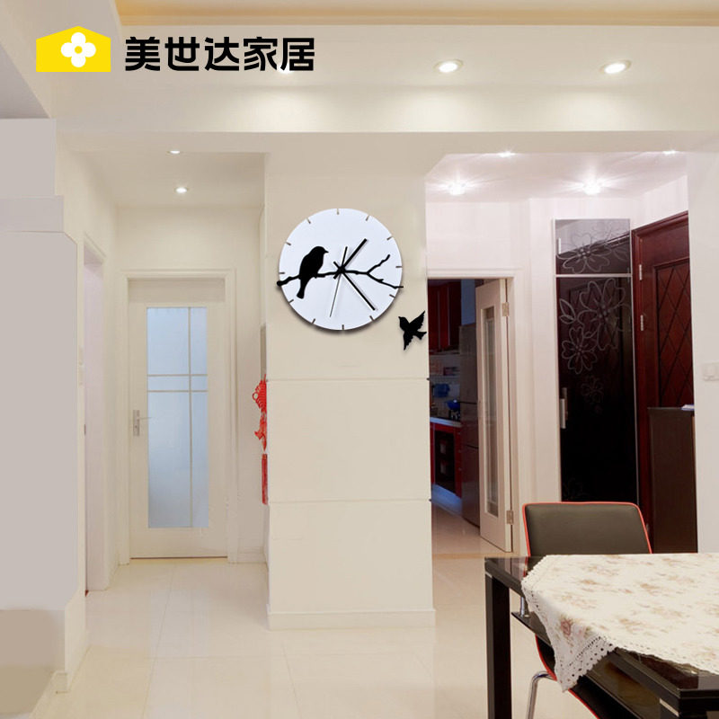 Beauty Seda Hung Clock Living Room Mute Nordic Creative Wall Clocks Modern Minimis Decorate Home Round Personality Clock-Taobao