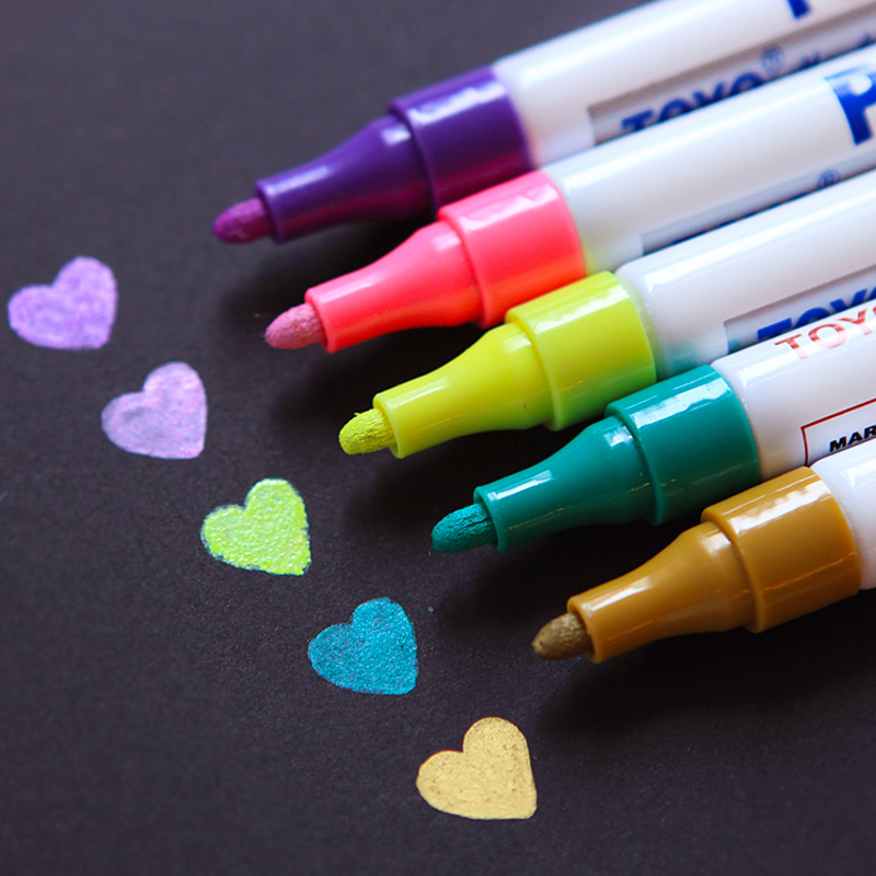 Medium Platinum Paint Pen Tire Pen Paint Pen Oily Pen SP-110 with Multi-color Optional