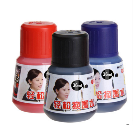 Golden years white board pen ink replenishing liquid pen water white board pen 36 ml ink K-0302 36ml