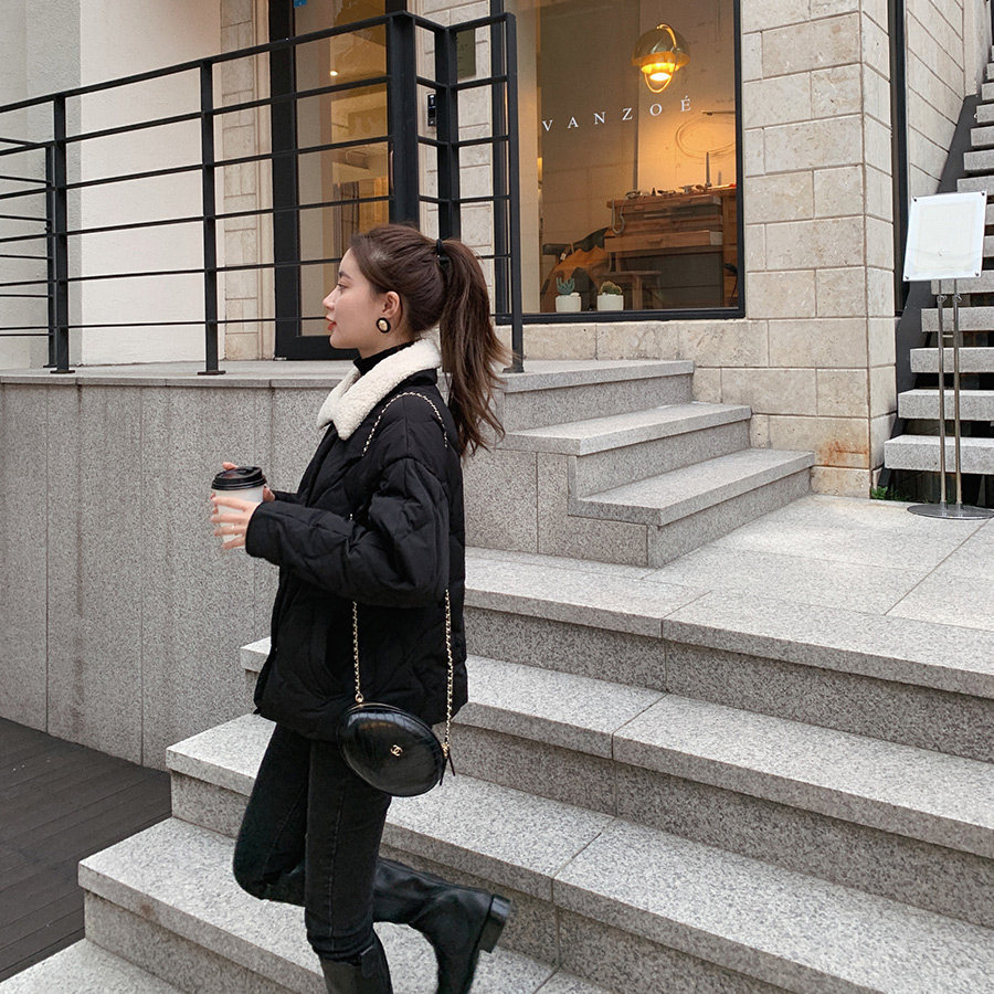 Golden Mushroom Mushroom (Burst Love 0 Sensation Rhombus Suit) Golden Mushroom Mushroom Light Warmed Warm Waffle Small Down ~