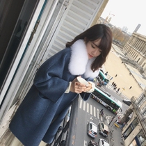 Golden mushroom mushroom fell in love at first sight at the end of the year to enter the lapel of the United States and Australia full wool double-sided coat