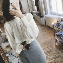 Golden Mushroom Mushroom This years hot romantic Palace wind dew sleeve super beautiful winter with thick shirt