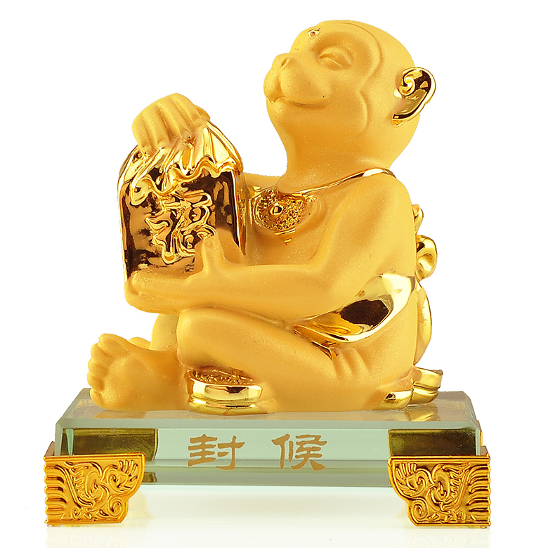 Lucky 12 Zodiac đồ trang trí bộ đầy đủ của 12 con chuột hoàng đạo, gia súc, thỏ, thỏ, rắn, ngựa, khỉ, gà, lợn, lợn, hàng thủ công