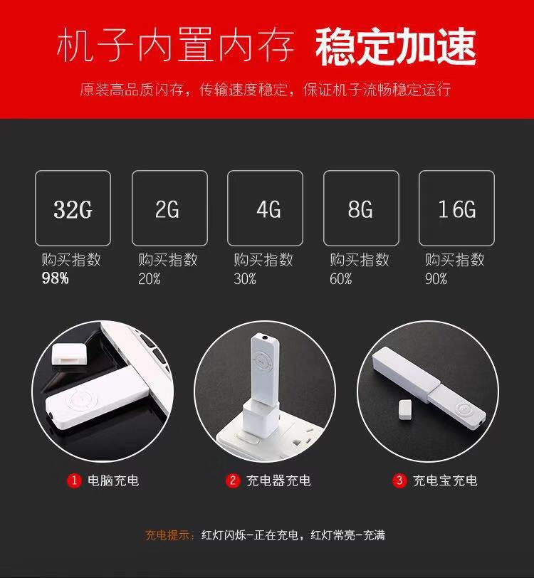 Mp3 không chạm vào màn hình mà không có màn hình mp3 Phiên bản sinh viên Walkman không lắp thẻ không có màn hình, nhưng đặt một chiếc mini giá rẻ - Máy nghe nhạc mp3 máy mp3 sony