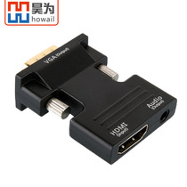 hami to vga hdmi female to VGA male TV fruit hdmi female to vja adapter with audio cable