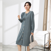 Sweater coat women cardigan autumn winter 100 pure wool sweater 2021 New Autumn Cashmere loose wear