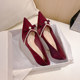 ເກີບແຕ່ງງານຕົ້ນຕໍ Xiuhe wedding dress two wear 2024 new wedding shoes bridesmaid shoes French red stiletto high heels