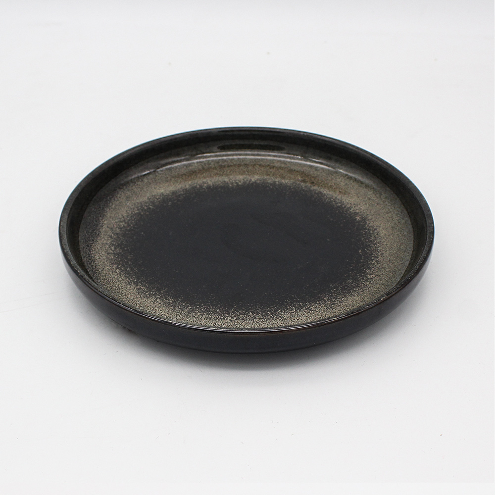 KaiGu Japanese and black coloured glaze contracted ceramic bowl dish dish dish of rice bowls bedding face cutlery set