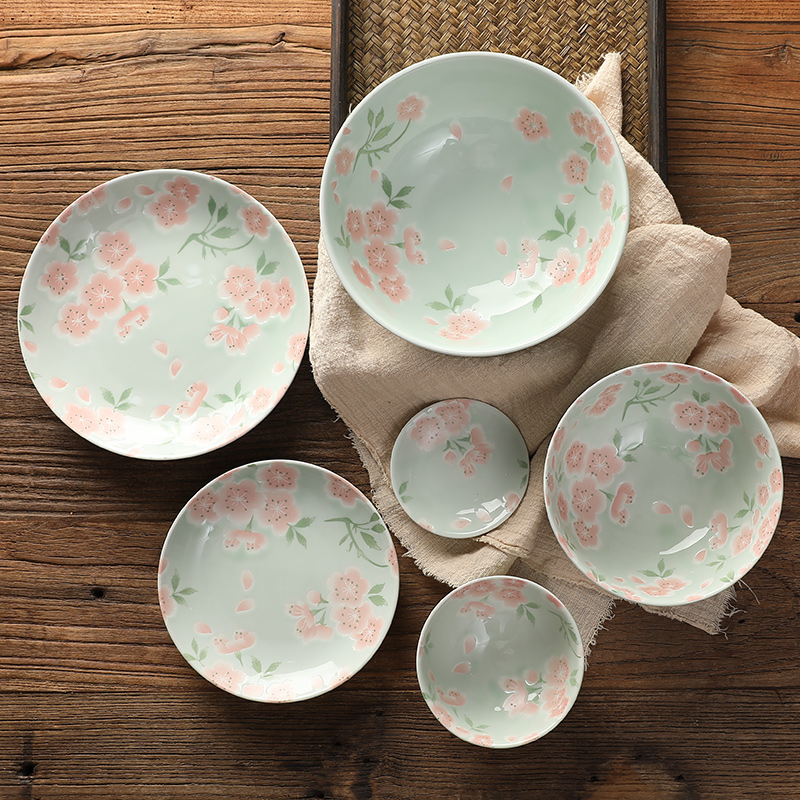 Japanese dishes feng 0 big rainbow such always pull rainbow such as to use the job suit ceramic tableware household small dishes