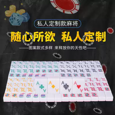 Malaysia Latin AMERICAN PLAYING CARDS Rami CARTOON hand machine WITH 40MM size MAHJONG poker