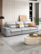 Italian-Style Minimalist Small Apartment Tech Fabric Sofa for Living Room, Modern Simple Straight-Row Three-Seater, Light Luxury 2025 New Model