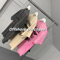 welldone 20aw new we11done letter large printed chocolate short-sleeved t-shirt