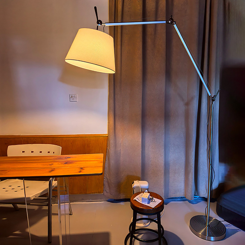 Italian Tolomeo Adjustable Floor Lamp for Living Room, Next to Sofa, Study, Bedroom, Industrial Style Fishing Lamp