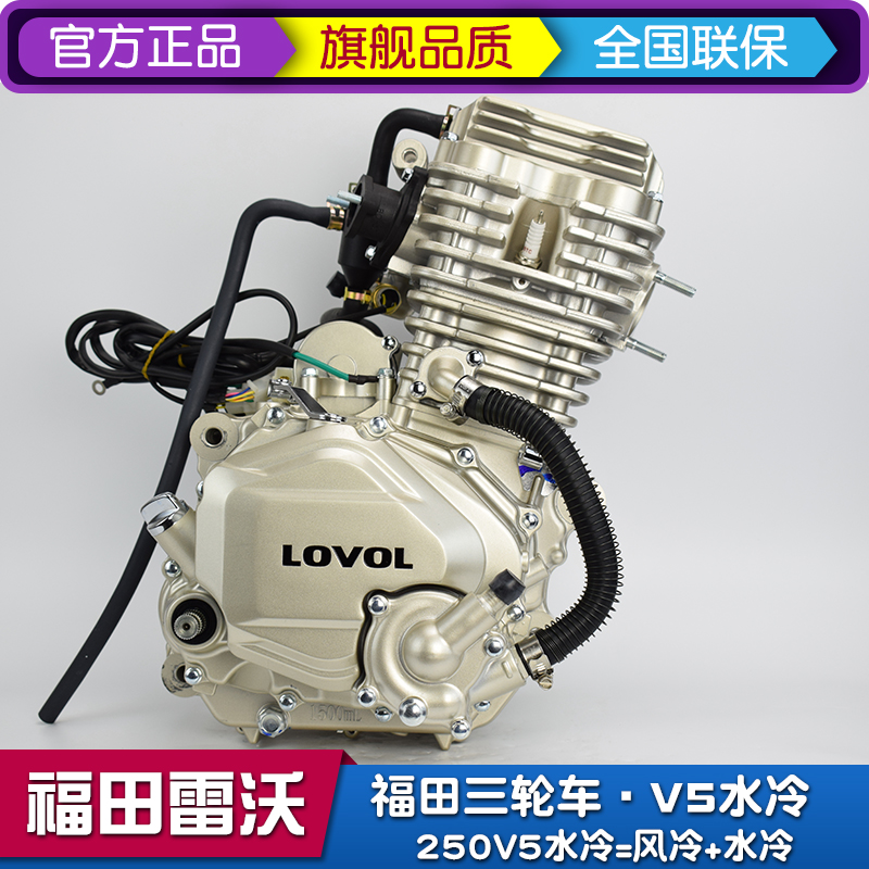 Foton Lovol water-cooled 150 175 200 250 300cc motorcycle nose tricycle engine assembly