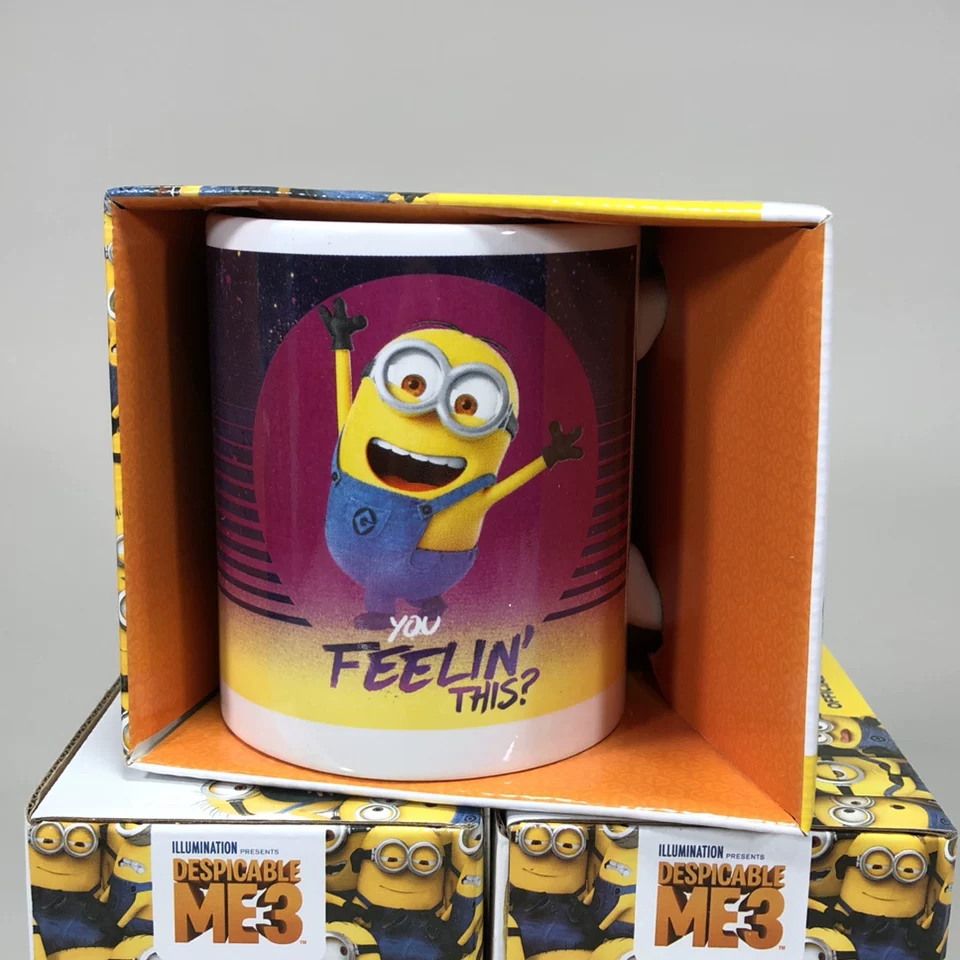 小黄人Minions神偷奶爸艾格尼丝陶瓷咖啡杯礼盒装亲子杯儿童水杯