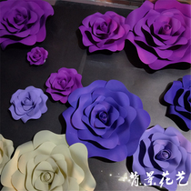 diy semi-finished large three-dimensional flower wall activity room wedding party shop opening decoration background paper flower