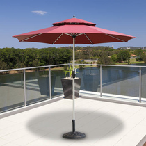 Outdoor parasol large parasol garden courtyard guard column umbrella folding beach umbrella advertising umbrella umbrella umbrella