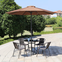 Outdoor table and chair courtyard iron balcony small table and chair three-piece household coffee table simple leisure outdoor table and chair combination