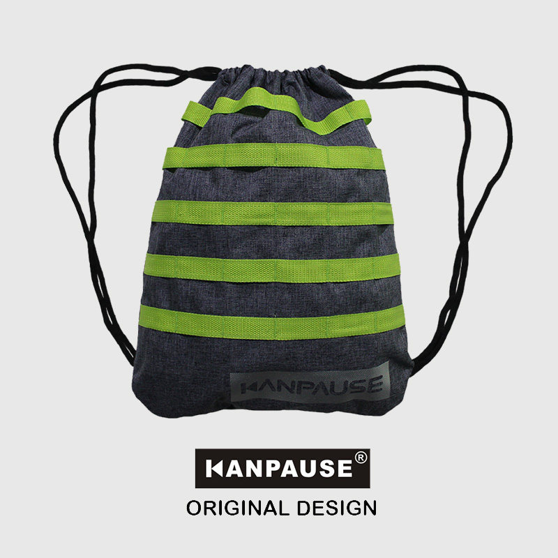 Waterproof Draw Rope Double Shoulder Bag Student Leisure 100 Hitch Simple School Bag Basketball Bag Travel Bundle Pocket Cloth Fitness Bag