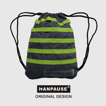 Waterproof drawstring backpack Student casual versatile simple school bag Basketball bag Travel bundle pocket cloth fitness bag