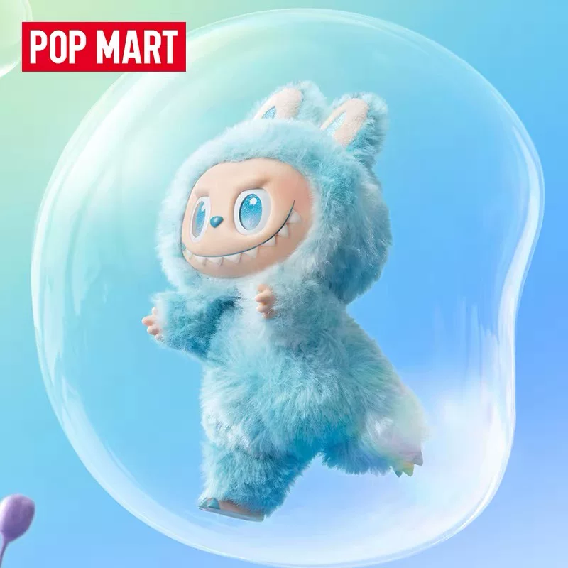POPMART Pop Mart Labubu Front High Energy Series Macaron Labubu 3 Generation Enamel Blind Box Pendant