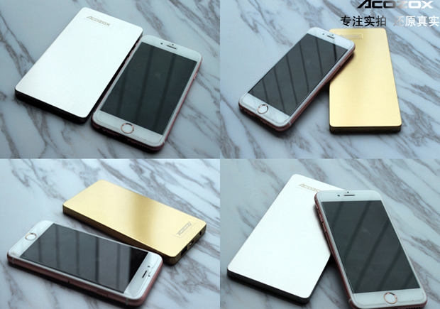 Sạc kho báu thông minh vivo Apple oppo điện thoại di động chuyên dụng ban đầu nhỏ gọn loại thẻ mini siêu mỏng di động Huawei điện thoại di động iphone X / 6s / 7/8 cô gái dung lượng lớn bằng thép không gỉ - Ngân hàng điện thoại di động xmobile 10000