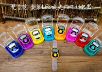 New LED light night light chanting Buddha counter to send protection box ring electronic counter color random send