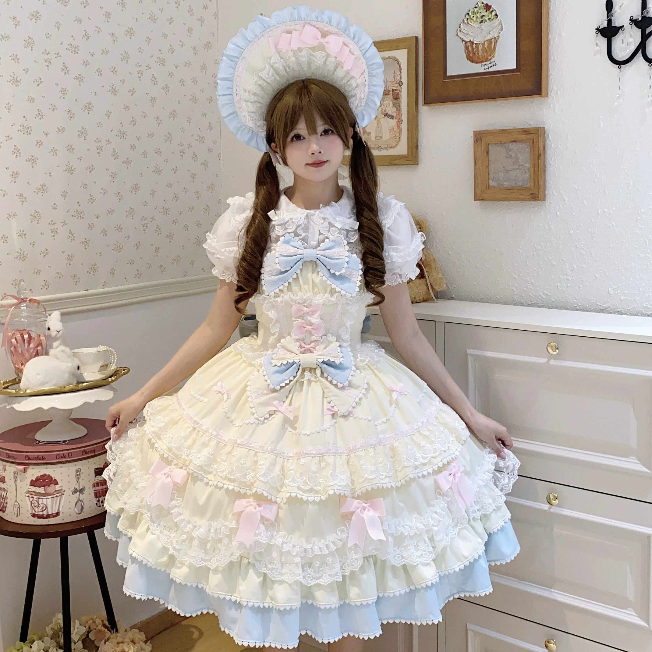 Оригинальный дизайн мастика, милое платье, юбка, стиль Лолита, Lolita Jsk