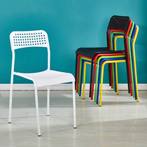 Leisure portable office meeting computer plastic chair back chair modern hotel hollow outdoor dining chair training Chair