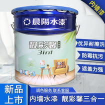 Chenyang water paint beautiful sweet flavor 3 in 1 healthy environmental protection latex paint multi - functional home wall water - based paint 25KG