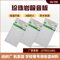 Eurotone Perlite Suction Soundboard Machine Pump Room Special Fire Suction Sound Board School Textile Factory Ceiling Wall Soundproofing Material