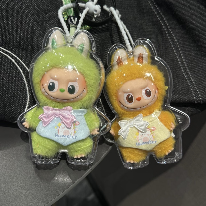 Mini Labubu 4Th Generation Secret Code Protective Case Labubu4.0 Transparent Protective Cover Hard Shell Outing Doll Bag
