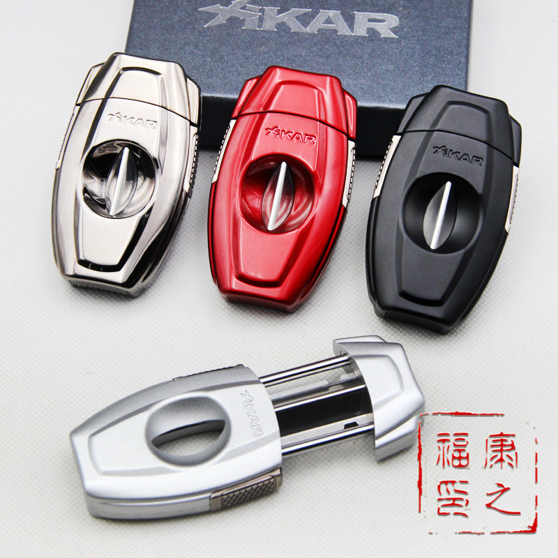  US imports Western Caxxikar V-type cigar cut V-Cut gift box to lead husband 157