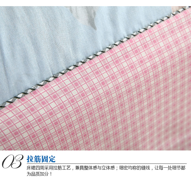 Khăn trải giường bằng vải bông đơn mảnh chống trượt 1,5 m 1,8m2 Giường lanh đặt giường nhóm giường bảo vệ bọc nệm bông giường váy