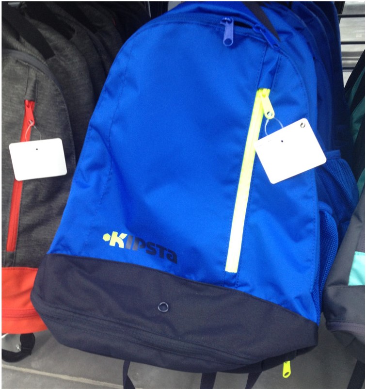 Decathlon túi thể thao bóng đá giản dị bóng rổ ba lô ngoài trời ba lô giày bóng đá nam và nữ túi nhẹ túi lớn 20 lít cặp học sinh trung học
