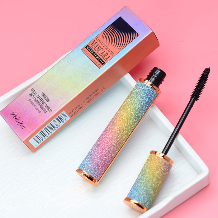 Vận chuyển tự động Bán buôn Rung IS Net Red Star Sky Màu liên tục Sợi dài Curl Mascara Dày Không thấm nước và Antiperspirant 10g - Kem Mascara / Revitalash mascara kiss me chính hãng