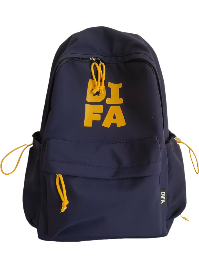 Backpack 2025 New Model, Fashionable Travel Lightweight Backpack for Middle and High School Students, Simple Letter Design with a Unique Style