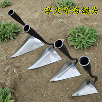 Ditching hoe-head ridging triangular hoe Hoe Trench Open Wilderness single double ridge Hoe Fertilizing Pointed Hoe Weed Ditching Theorizer