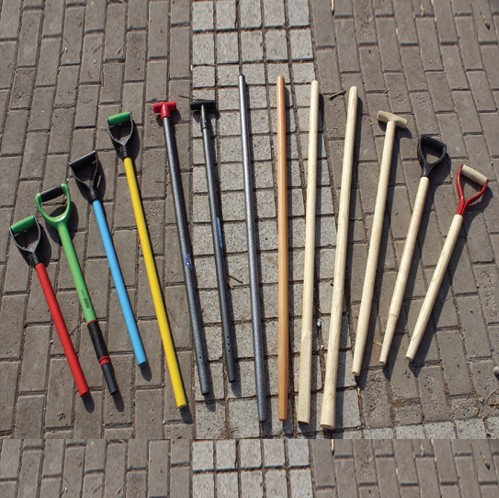 Fiber spade handle shovel handle shovel shovel rod wooden shovel handle long spade rod long spade handle shovel handle snow shovel handle