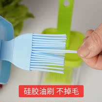 Japan-style High Temperature Resistant Oil Brushed Sauce Bottle branded Grease Silica Gel Brush With Bottle Food Grade Baking Cuisine Barbecue Brush