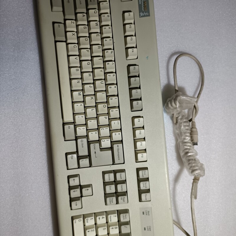Old Mechanical Keyboard with Antique Switches, Cherry Black Switches, Alps Switches, Vintage Mechanical Keyboard, Collectible Keyboard