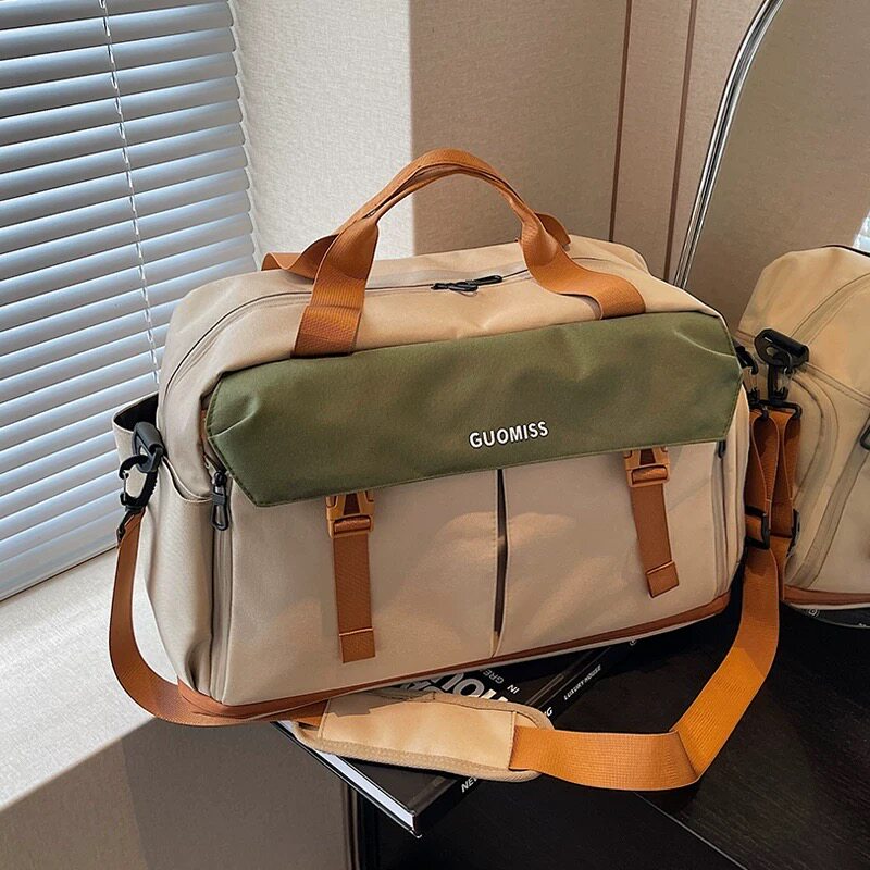 Manmingxue Chinese travel bag men's short-distance large-capacity lightweight waterproof business trip portable luggage bag sports fitness bag