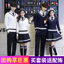 School uniform suit academic style class uniform junior high school students Senior high school students campus speech chorus performance uniform Korean uniform