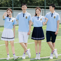 Class clothing academic style junior high school Senior high school students Korean version of school uniform set primary school sports meeting kindergarten teacher's garden clothing performance clothing