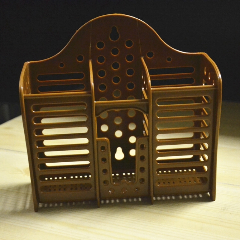 Chopsticks cage household high-end chopsticks holder spoon desktop hanging wall hanging plastic tableware storage box
