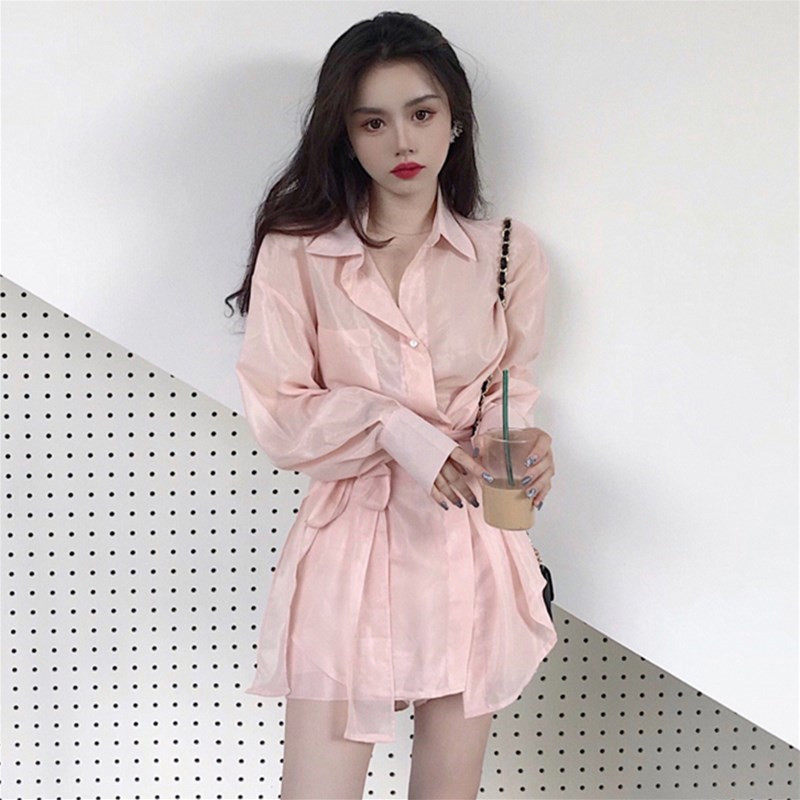 2022 new spring dress temperament Goddess Fan clothes tennis Red Tatsuo North Eurowind Two-style suit Ocean Dress Summer