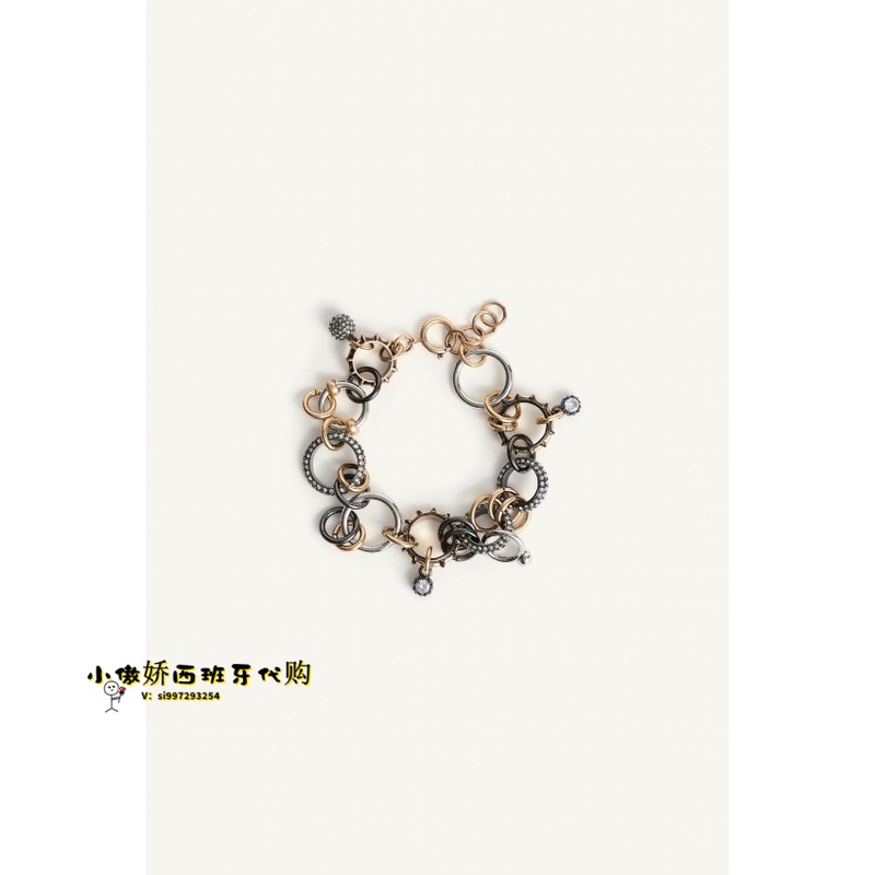 October: Little Tsundere Spain Purchasing Agent Zara Limited Edition Jewelry Circle Bracelet 1856/603 1856603