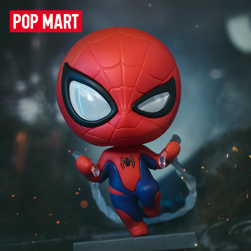 Popmart Marvel Spider-Man and Venom Figures Blind Box Spider-Man Trendy Toy Figurine Gift for Men