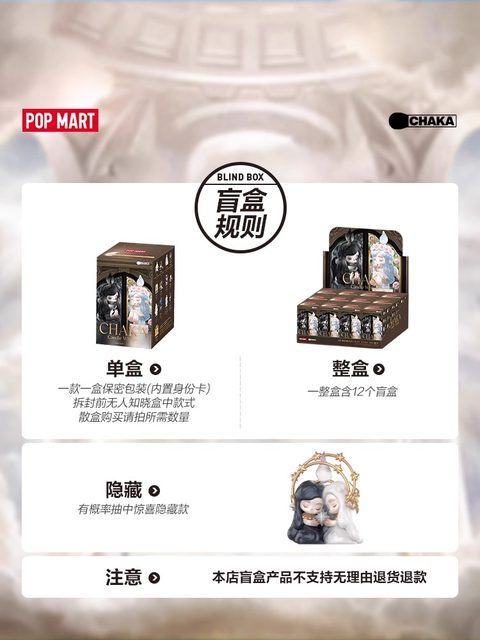 POPMART Bubble Mart CHAKA Candle Language Blind Box Fashion Trend Ornaments Chasing Light Elf Cute Hand Figure Gift